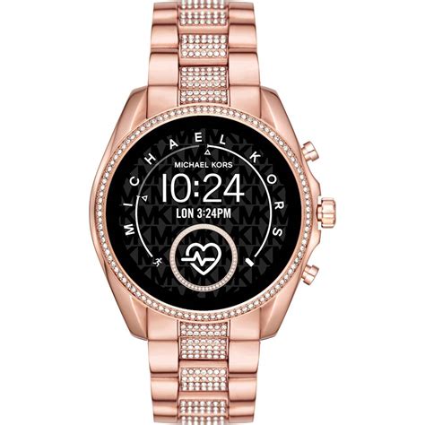 smartwatch michael kors gold|mk watch rose gold smartwatch.